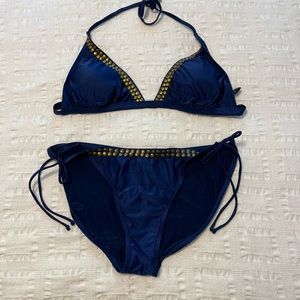 Banana Republic Navy Blue Bikini